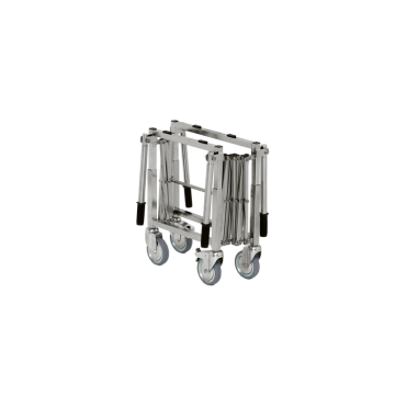 Carro extensible porta-féretro con ruedas de Ø 125 mm