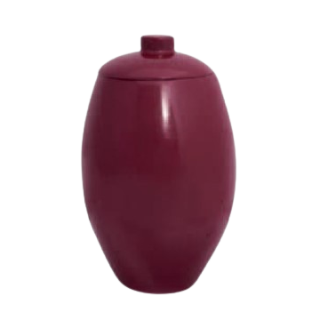 Urna Bambú Kana burdeos