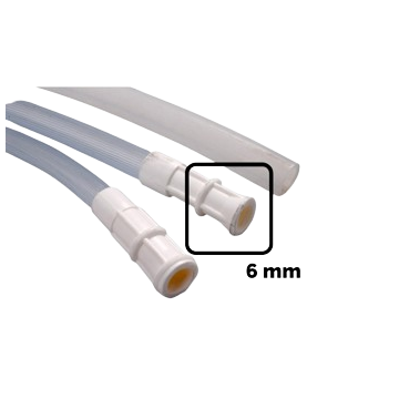Tubo de silicona de 6 mm de diámetro