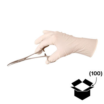 Guantes de Látex sin Polvo - Talla L