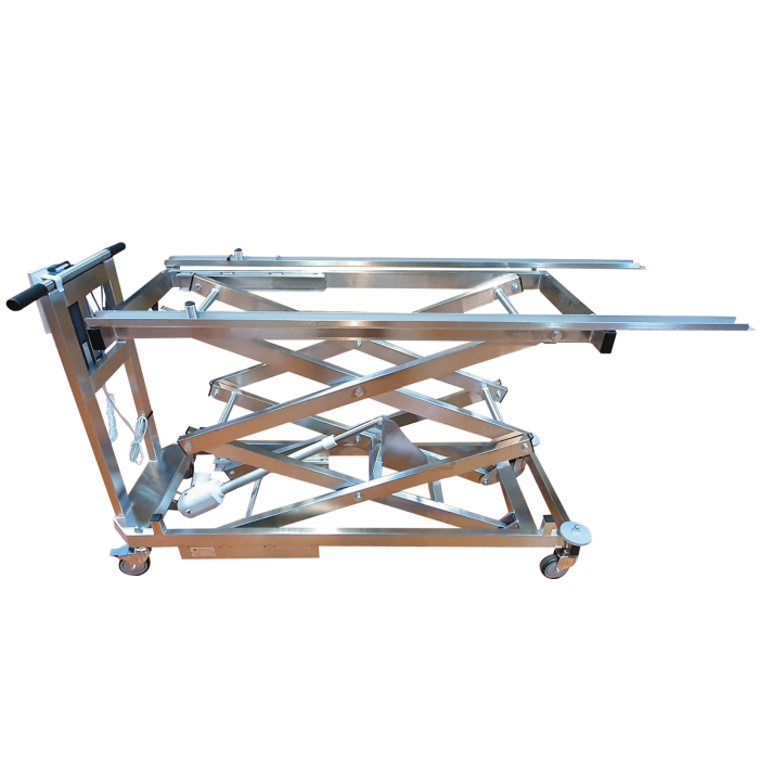 Carro elevador eléctrico de acero inoxidable