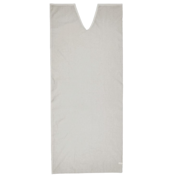 SÁBANA ALGODÓN 220X80 CREMA CUELLO PICO 