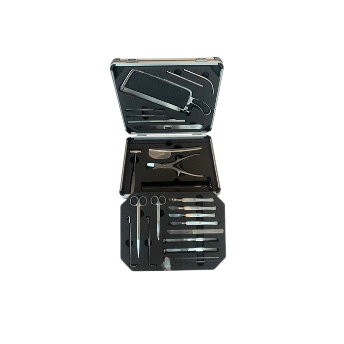 Maletín de aluminio para autopsias